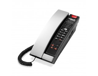 Alcatel Lucent - VTech S2211 Silver Black Contemporary SIP Corded Petite Phone, 1 Line, 10 Speed Dial Keys - 3JE40027AA